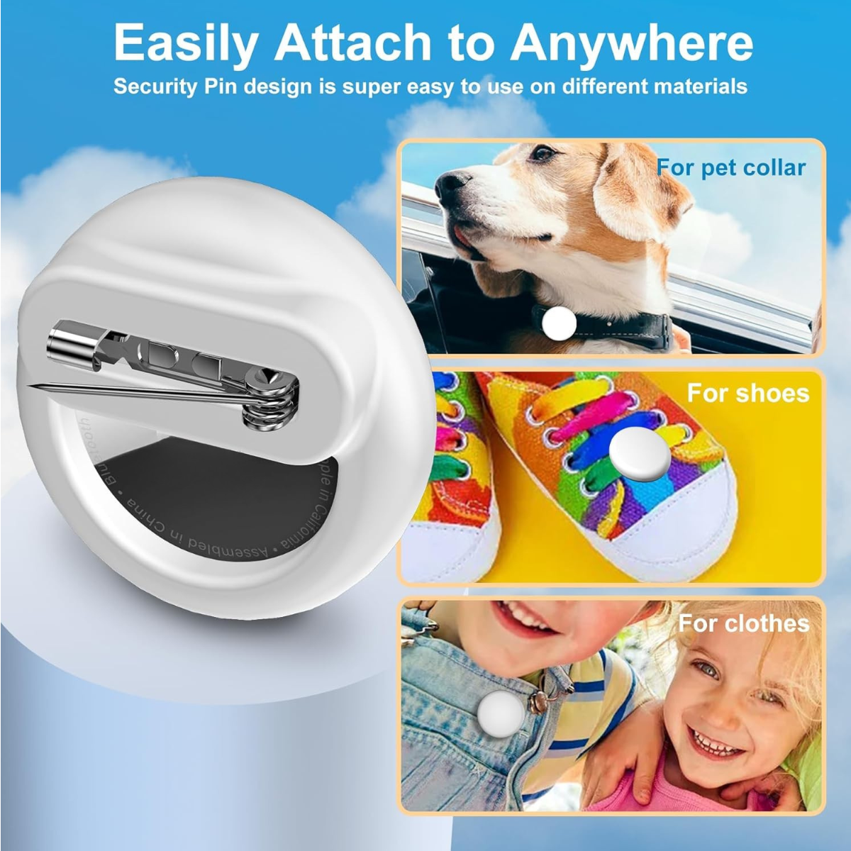 Kid's Safety Pin Protective Case For FindMyStuff™