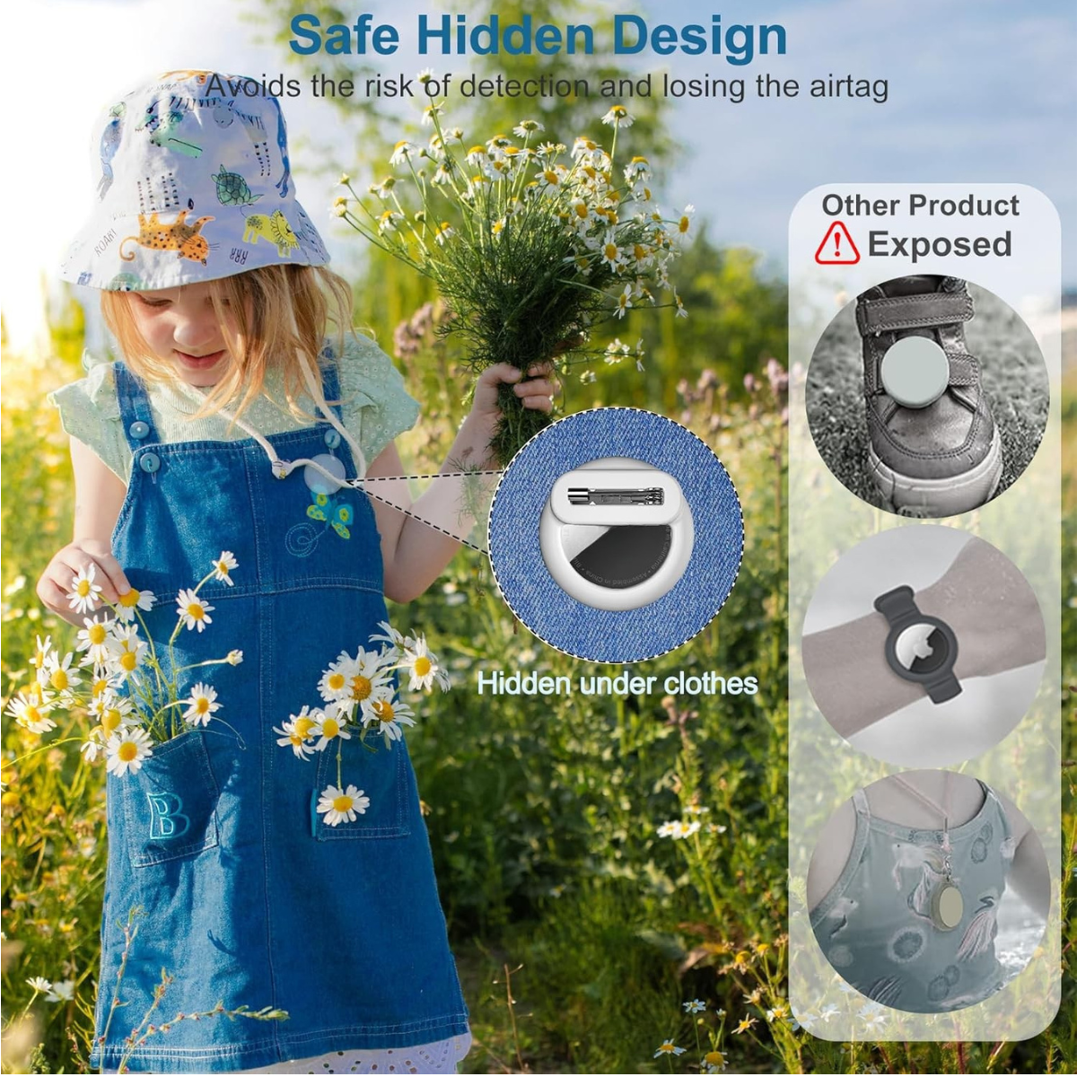 Kid's Safety Pin Protective Case For FindMyStuff™