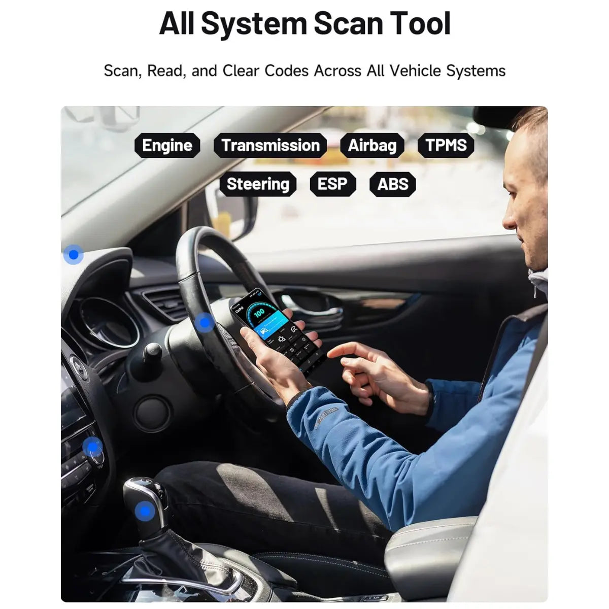 CarPal™ 6-in-1 Vehicle Diagnostic System OBD2 Repair & Maintenance Tool - FindMyStuff GPS Car Tracker