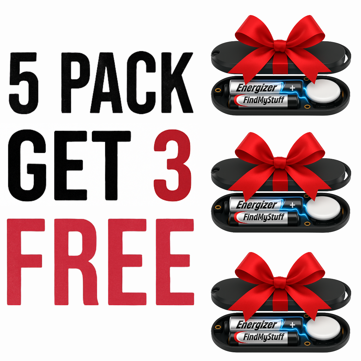 3x FREE PowerPack™ 10 Year Battery Life Extender Case