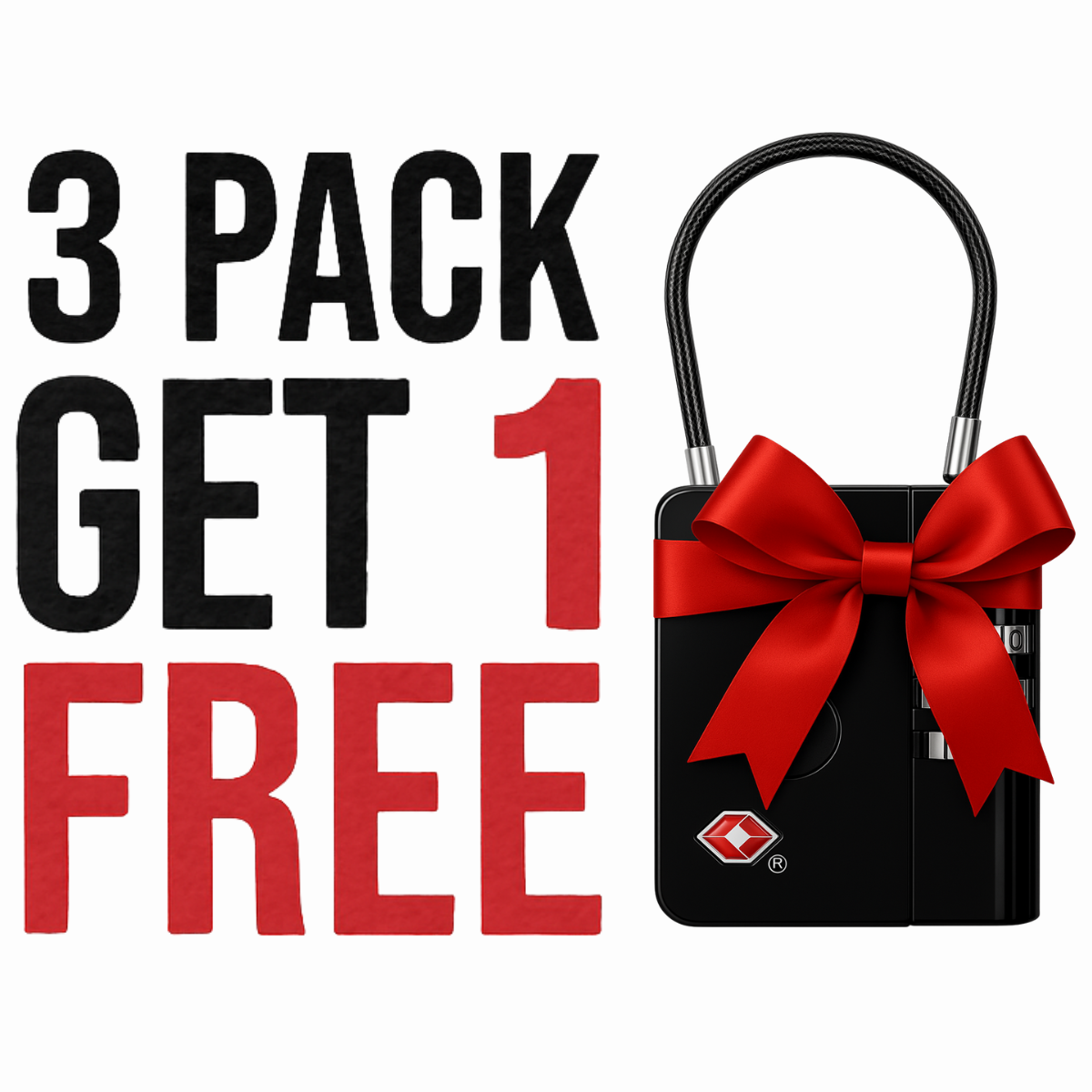 1x FREE FindMyLuggage™ Anti-Theft Tracking Lock