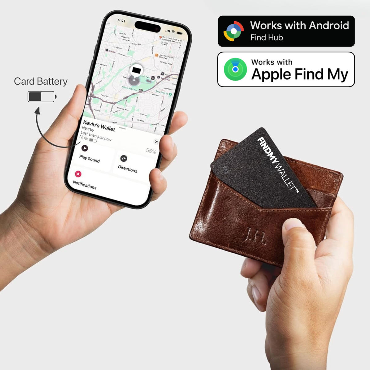 FindMyWallet™ Anti-Theft Tracker Smart Card