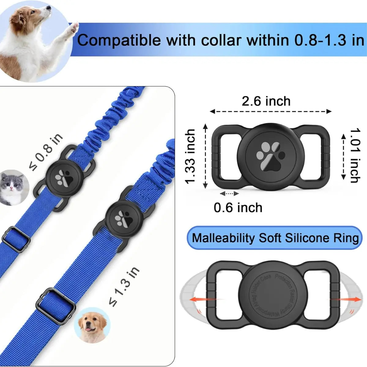 PetTrack™ Dog & Cat Collar Attachment FindMyStuff