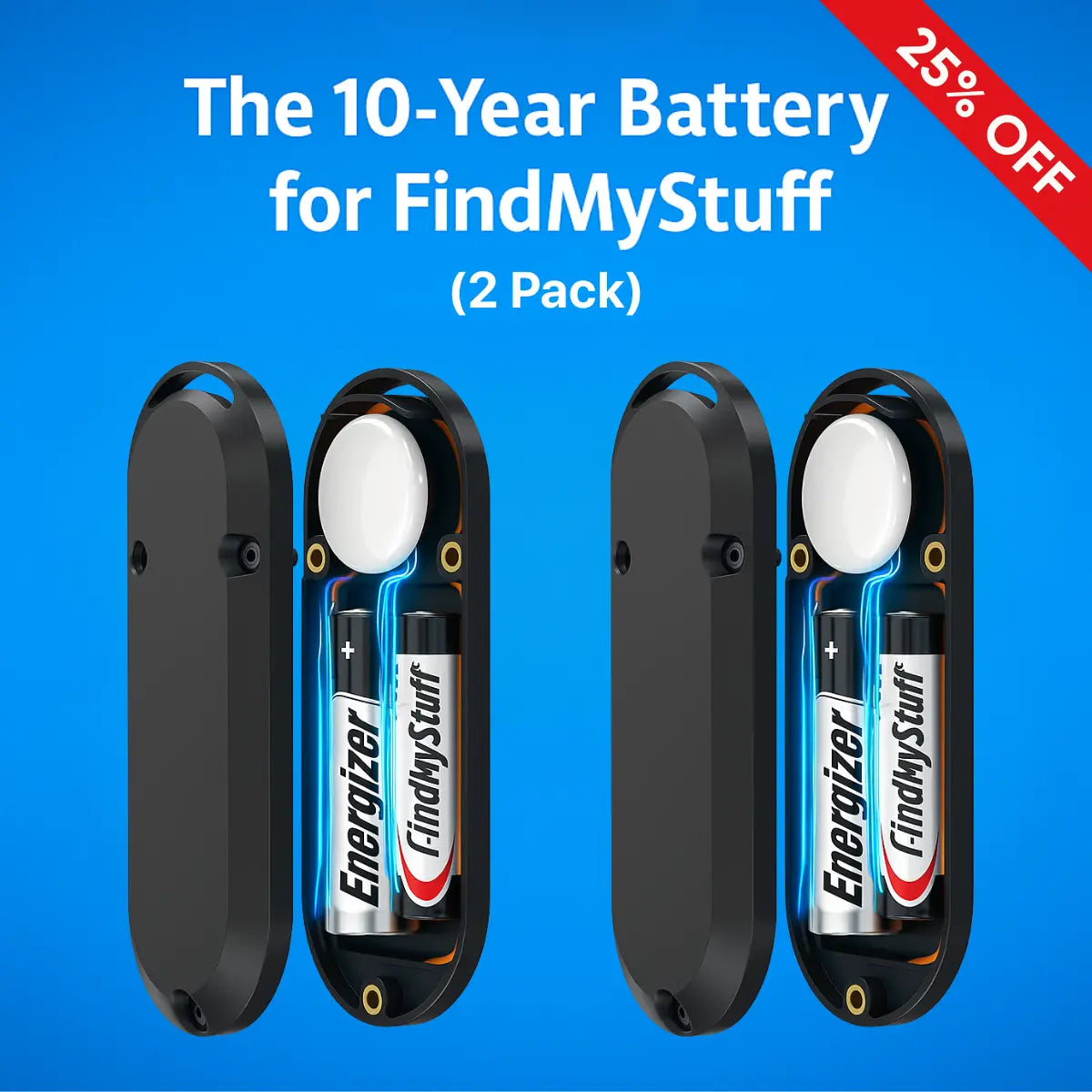 PowerReserve™ 10 Year Battery Life Extender Case FindMyStuff GPS Car Tracker