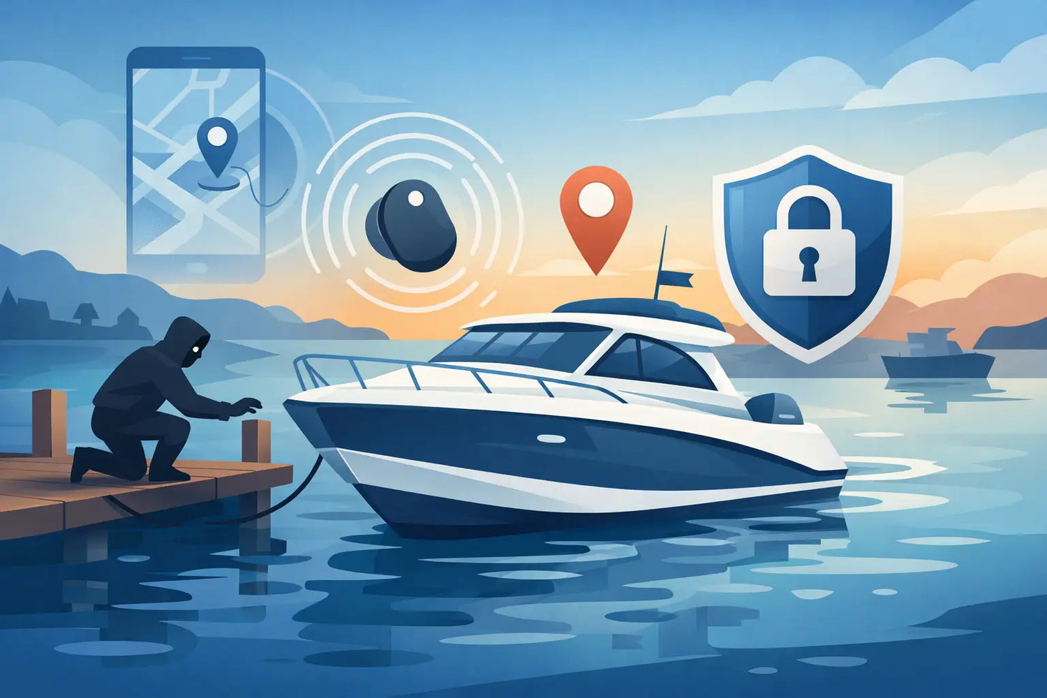 Bluetooth Tracker for Boat Theft Protection