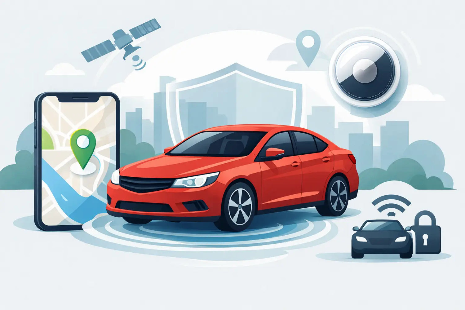 Apple Find My Car Tracker for Vehicle Security