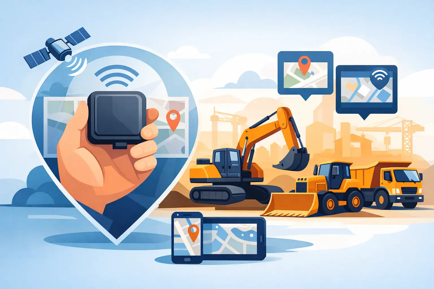 Choosing a Tracker for Construction Equipment