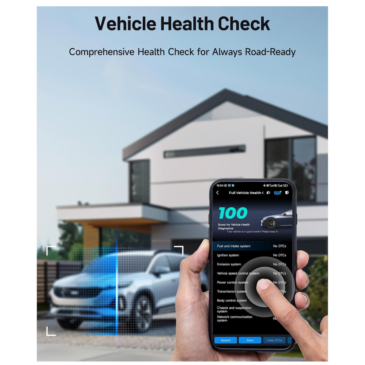 CarPal™ 6-in-1 Vehicle Diagnostic System OBD2 Repair & Maintenance Tool
