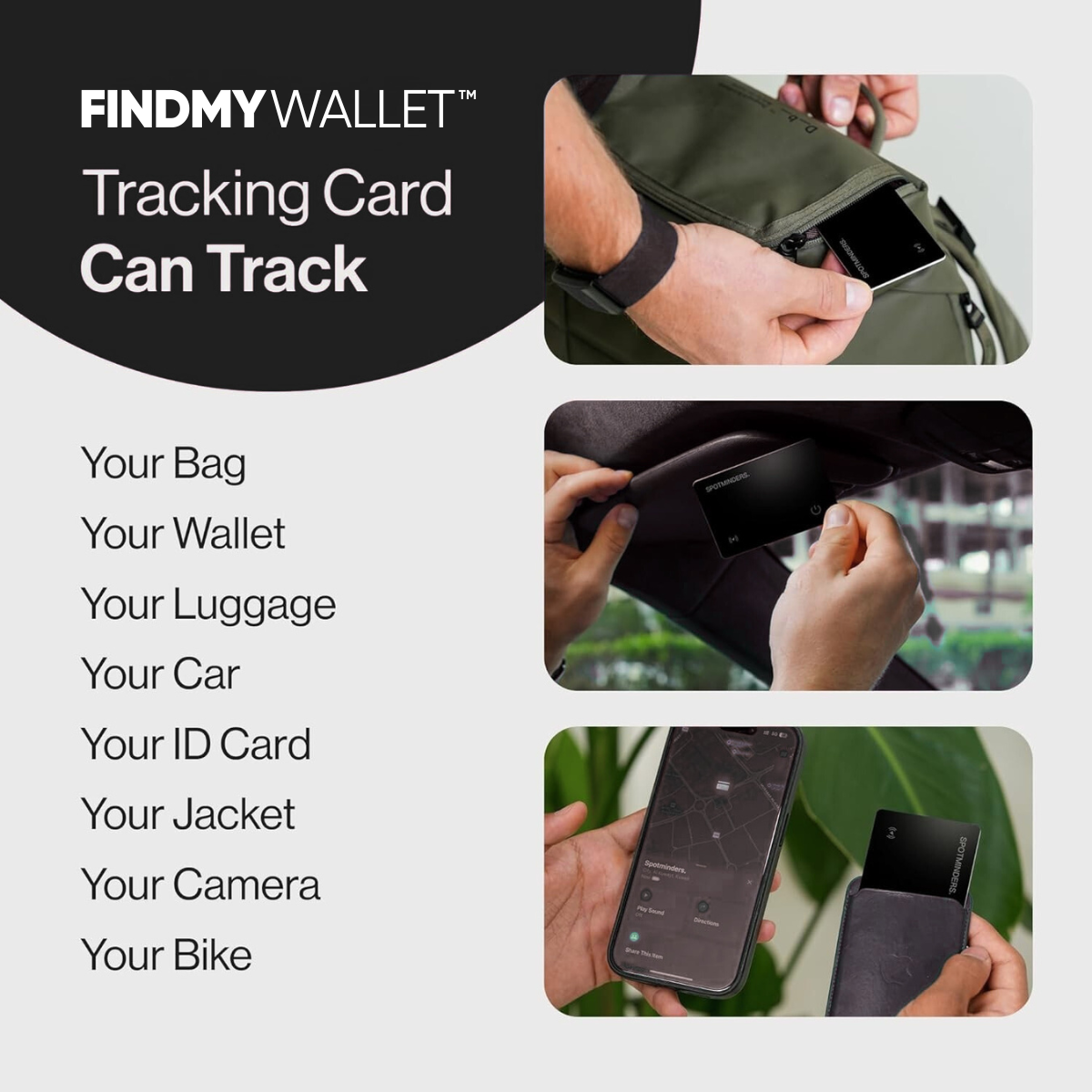 FindMyWallet™ Anti-Theft Tracker Smart Card
