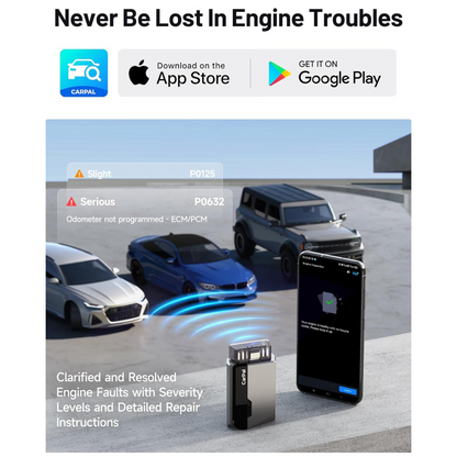 CarPal™ 6-in-1 Vehicle Diagnostic System OBD2 Repair & Maintenance Tool