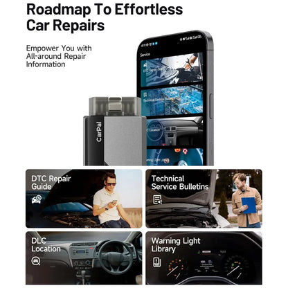 CarPal™ 6-in-1 Vehicle Diagnostic System OBD2 Repair & Maintenance Tool - FindMyStuff GPS Car Tracker