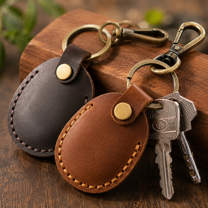 FindMyStuff™ Premium Leather Keyring (2 Pack)