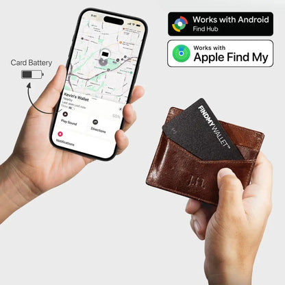 FindMyWallet™ Anti-Theft Tracker Smart Card FindMyStuff GPS Car Tracker