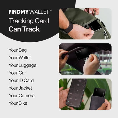 FindMyWallet™ Anti-Theft Tracker Smart Card FindMyStuff GPS Car Tracker