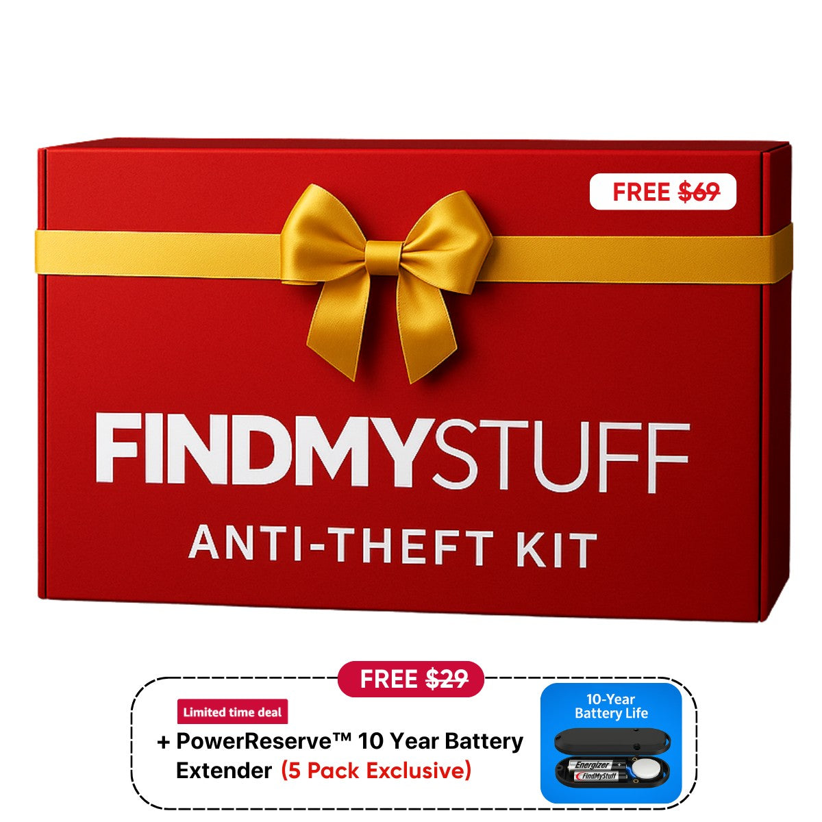 Anti-Theft Kit: 4 FREE Gifts