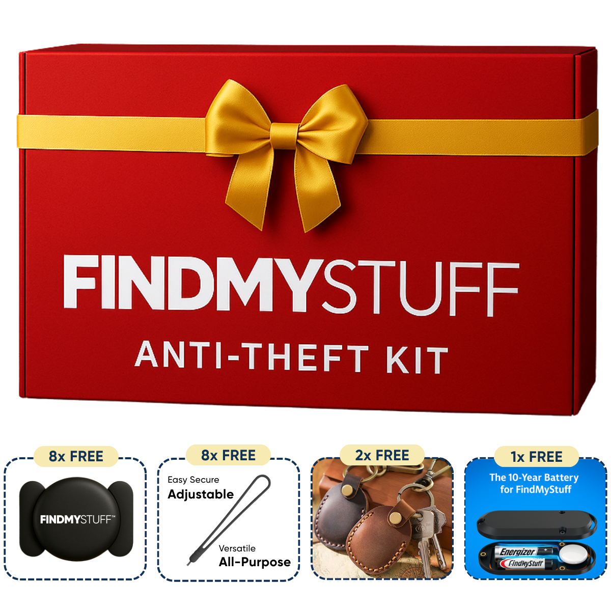 Anti-Theft Kit: 4 FREE Gifts